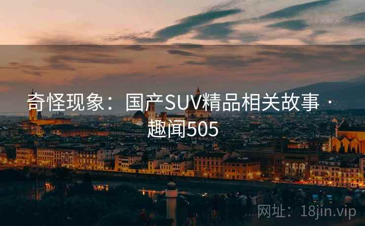 奇怪现象：国产SUV精品相关故事 · 趣闻505